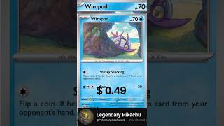 TOP RARE CARD WIMPOD POKEMON pokemon tcgshorts pokemontcgo pokemontcg pokémon tcgpokemon tcg [upl. by Letnoj]