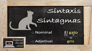 LENGUA Sintaxis  Sintagmas y tipos [upl. by Vudimir]