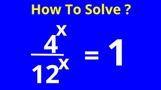 A Nice Exponential Trick 4x12x1 [upl. by Aehtela291]