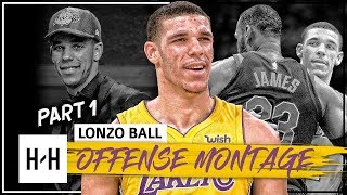 Lonzo Ball Rookie Montage Full Offense Highlights 20172018 Part 1  Making NBA Debut [upl. by Siari]