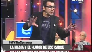 Edo Caroe sin censura en Mentiras Verdaderas [upl. by Eelrebma692]