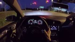 2015 Volkswagen eGolf  WR TV POV Night Drive [upl. by Niwroc528]