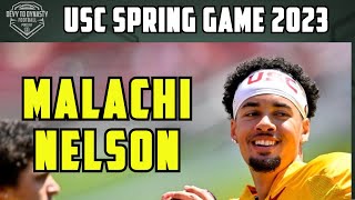 Malachi Nelson Spring Game Highlights  USC Football 2023 [upl. by Carlyle]