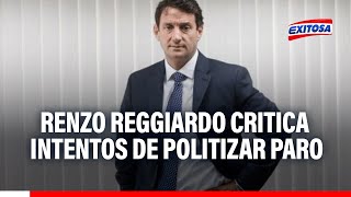 🔴🔵Reggiardo critica intentos de politizar paro de transportistas quotHay que evitar la contaminaciónquot [upl. by Hilliary]