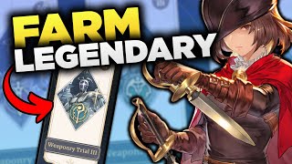 WEAPON TRIAL 3 FARMING GUIDE Sword of Convallaria Legendary Gear Farming SoC [upl. by Annwahsal]