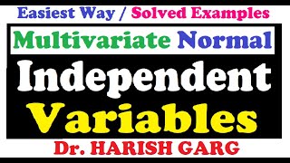 Independent Random Variables  Uncorrelated Random variables Solved Examples [upl. by Hatnamas]