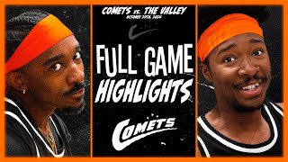 COMETS vs THE VALLEY  FULL GAME HIGHLIGHTS  October 29 2024 Halloween [upl. by Ylrebmek389]