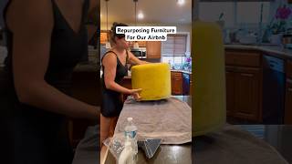 Repurposing FurnitureWashing Accent Chairs cleanwithme cleaningmotivation upholsterycleaning [upl. by Borgeson]