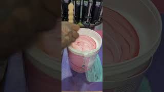 Berger paints 🎨 WALMASTA EXTERIOR EMULSION 4 liter code1T0491Dogwood Blossom  mixing [upl. by Haldas]