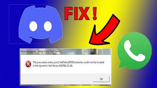 How To Fix Kernel32dll Error Discord And WhatsappBy Gaming With Awais [upl. by Lenz875]