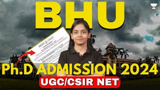 BHU PhD Admission 202425  RET amp RET Exempted  Kanupriya Mam [upl. by Lerud]