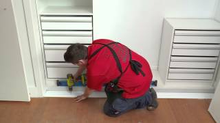 How To Install Sliding Wardrobe Doors  DIY With Bunnings [upl. by Assetal]