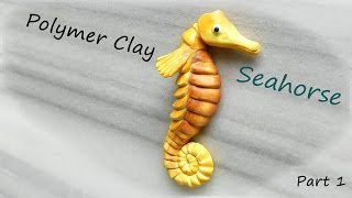 Polymer Clay Seahorse  Part 1 [upl. by Etteniuqna30]