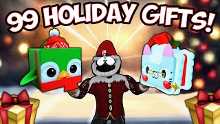 Pet Simulator 99 Holiday HUGE Pets GIFTS to Viewers Roblox Live [upl. by Dorison503]