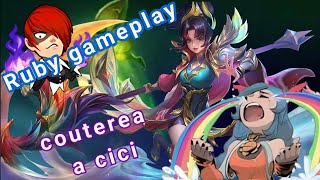 aprende a jugar contra cici ruby mobilelegends mlbb mitico epico xplane cicimlbb [upl. by Alikee]