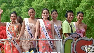 MISS UNIVERSE PH 2024 DELEGATES PARADED SULTAN KUDARAT IN CULTURAL FLOATS [upl. by Annoved]