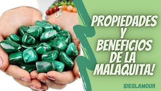 💎PROPIEDADES Y BENEFICIOS DE LA MALAQUITA [upl. by Amsden]