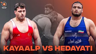 Riza KAYAALP TUR vs Fardin HEDAYATI IRI  24 Hungary Ranking Series  Quarter Final  GR 130Kg [upl. by Ibrek627]