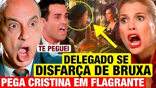 ALMA GÊMEA Delegado se disfarça de BRUXA QUE FAZ A POÇÃO e pega CRISTINA EM FLAGRANTE [upl. by Idleman413]