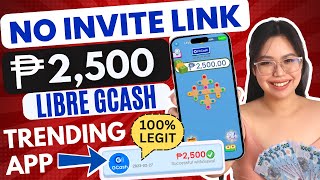 NO INVITE LINK FREE ₱2500 GCASH PAYOUT DAILY  1 TRENDING APP  EASY TO PLAY  NO PUHUNAN [upl. by Rihsab]