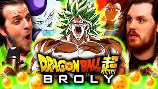 First Time Reaction to Dragon Ball Super Broly [upl. by Anelem]