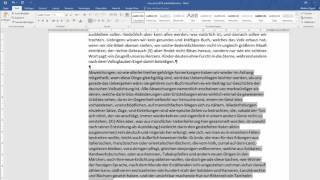 1436 Word 2016  Absatz mit quotFlattersatzquot links [upl. by Luy]