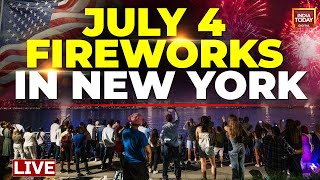 Fourth Of July Celebration For US Independence Day LIVE New York Fireworks LIVE [upl. by Barbee]