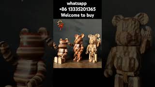 Wood bearbrick bearbrick factory drop ship [upl. by Laing458]