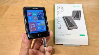 REVIEW Yoton YM07  30 Mini Touchscreen MP3 Player DAP with Bluetooth FM Radio Voice Recorder [upl. by Fleurette]