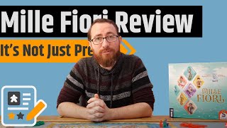 Mille Fiori Review  Pretty Pretty Glass TokensAnd Good Gameplay Too [upl. by Eisso940]