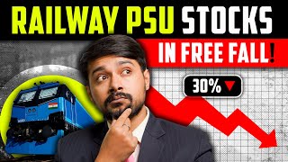 Why Railway Stocks Falling Should You Invest  Railway Stocks to Buy  Harsh Goela [upl. by Leesa373]