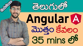 Angular full course in telugu in 35 minutes  Complete Angularjs course  Vamsi Bhavani [upl. by Solange]