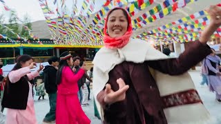 Circle dance After the school silver Jubilee anniversary of Serkong school Tabo [upl. by Yenwat]