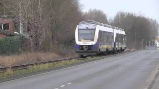 Ein Bahnübergang der etwas größeren Sorte in Sanderbusch [upl. by Hole]