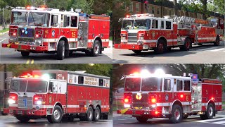 DCFD Response Compilation  Fire Trucks amp Ambulances Responding [upl. by Stoddart]