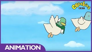 CBeebies Sarah and Duck  Duck Flies [upl. by Acinod]