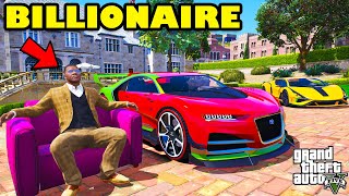 Franklin Made Billion Dollars And Become The Richest Person In GTA 5  SHINCHAN and CHOP [upl. by Asiled]