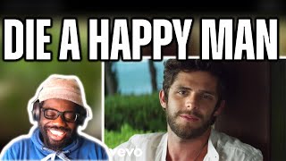 First Time Reacting to Thomas Rhett  Die A Happy Man  Jimmy Reacts [upl. by Gnuhp]