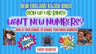 Here is Your Chance to Sign Up or Change your BINGO Numbers  Want New Numbers for Bingo [upl. by Aynnat]