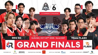 MPL SG Season 6 Playoffs Day 3 Grand Finals [upl. by Iseabal907]