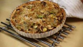 Mushroom leek amp cashel blue tart recipe from Waitrose [upl. by Atil]