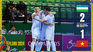 ACFutsal2024  Quarterfinal  Uzbekistan 2  1 Vietnam [upl. by Nolur303]