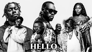 GIMS  NAZA  Franglish  Tiakola  Aya Nakamura  Keblack  DADJU  HELLO IA Audio Complet [upl. by Meeharb]