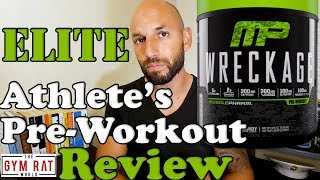 MusclePharm® Wreckage  Elite Athletes Pre Workout  Supplement Review [upl. by Kistner896]