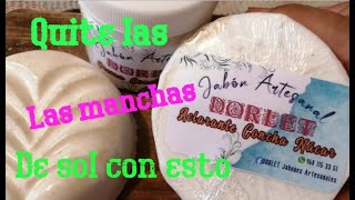 JABÓN ACLARANTE de GLICERINA Cómo prepararla [upl. by Werdma]