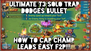 lords mobile THE ULTIMATE T3 SOLO TRAP GUIDE F2P CAPS ALL EASILY Solo trap action [upl. by Helene]