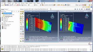 7c Modeling Plasticity  Restart Analysis  Part 2 of 2 with audio [upl. by Dolhenty885]