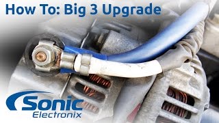 How To Install the Big 3 Upgrade  Improve Your Vehicles Electrical Charging System  Car Audio [upl. by Nobie]