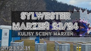 🔴Zakopane SYLWESTER MARZEŃ 2023 zwiedzamy scenę tuż przed rozpoczęciem imprezy 20231231 AMSR [upl. by Darrej593]