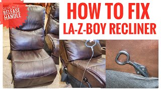 How To Fix Lazy Boy Recliner Wrap Around Couch Release Handle [upl. by Lieno]